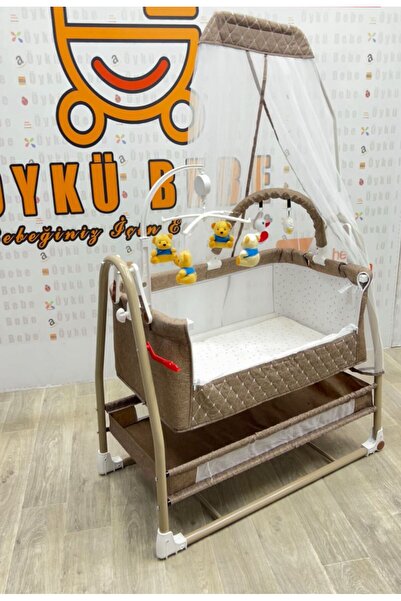 ÖYKÜ BEBEK DUNYASI MÜZİKLİ DÖNENCE HEDİYELİ ANNE YANI SALLANIR - SABİTLENİR B...