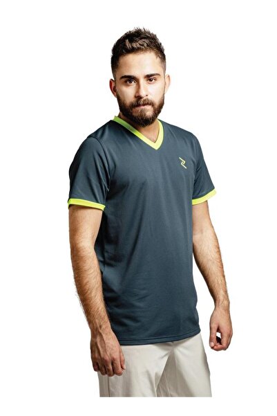 Zaecy تي شيرت رجالي برقبة على شكل حرف V