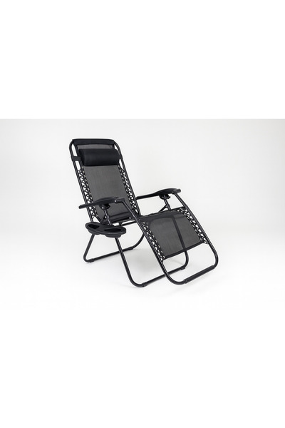 LEIHMANN Sezlong scaun pliabil din textilen