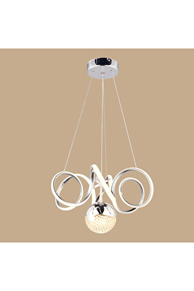 Bella Maison Enzo Led Sarkıt Avize Krom (40x70 cm)