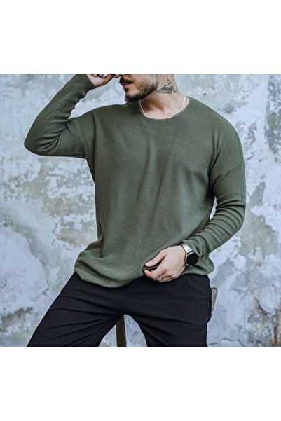 Zen And Men Open V-Neck Knitwear Sweater