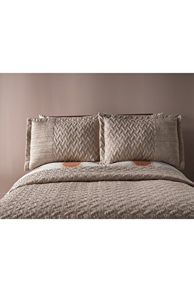 Store Mirage Yatak Örtüsü Bej - Çift Kişilik