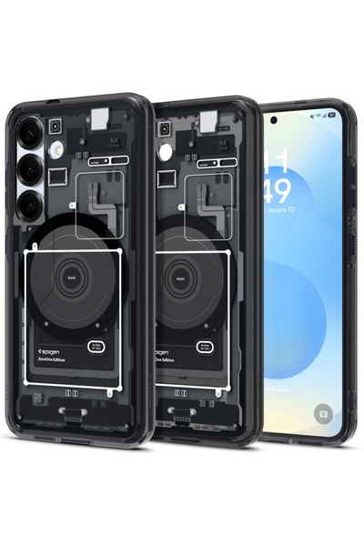 Spigen Carcasă pentru Samsung Galaxy S25, Ultra Hybrid Zero One - Neagră