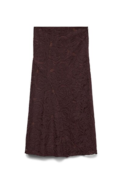 Vero Moda Rock AWURSHILA Mittlere Taille Langer Rock