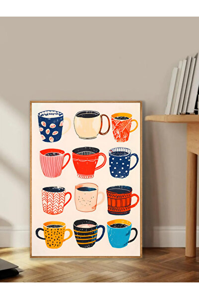 Tuba Decor Tablo dintr-o singură bucată cu rame din lemn pentru sufragerie, s...