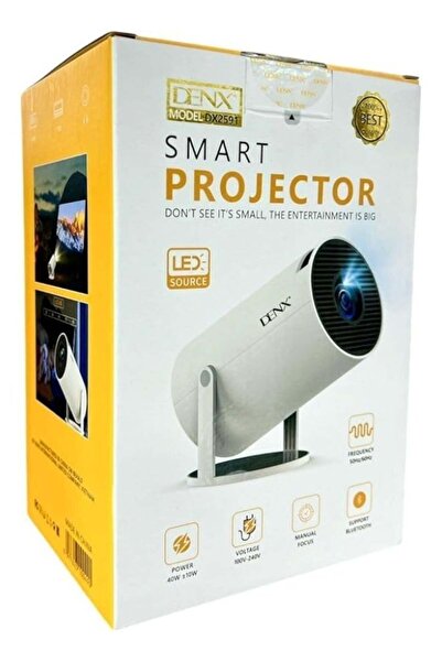 Dinx جهاز عرض Dinox الذكي المحمول بنظام Android 12.0 للاستخدام المنزلي أو الخ...