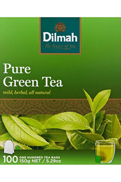 Dilmah أكياس شاي تاج 100/1.5 جرام/12 كيس شاي أخضر نقي