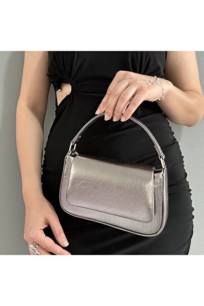 Sh Poly Women's Platinum Mini Shoulder Bag