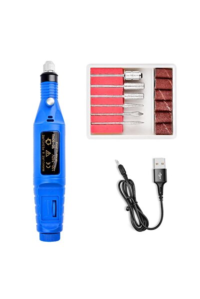 HOZRO Freza Electrica HOZRO, pentru Unghii – Set Profesional Manichiura si Pe...