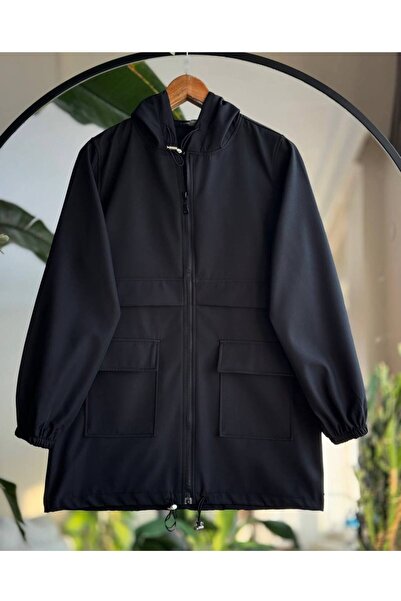 Moda New Face Women's Waterproof Bondit Fabric Raincoat