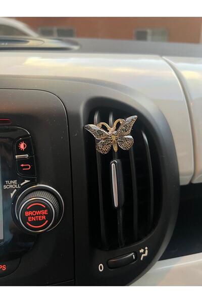 ELENKA زينة مكيف الهواء على شكل فراشة للسيارة، إكسسوار لفتحة التهوية الداخلية...