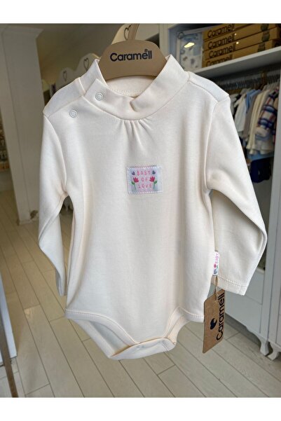 Caramell Baby Girl Long Sleeve Snap Bodysuit