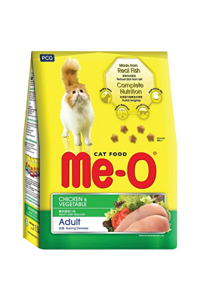 me-o Dry Adult Cat Food Chicken & Vegetable Flavor 450 G X 18