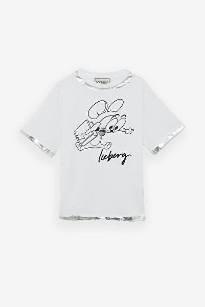 Iceberg BG Store Kız Çocuk Beyaz Tshirt