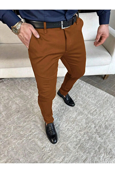 Wkm Denim Casual Slim Fit Men's Chino Pants