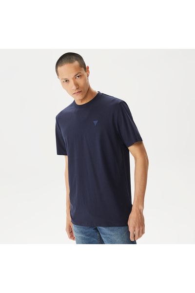 Guess Hedley Erkek Lacivert T-Shirt