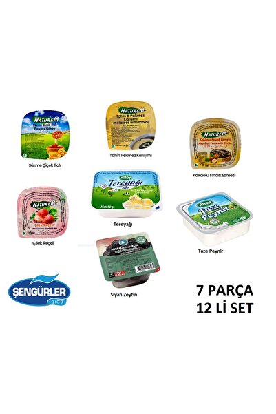 ŞENGÜRLER KAHVALTILIK PİKNİK SET 7 PARÇA (12 Lİ SET)