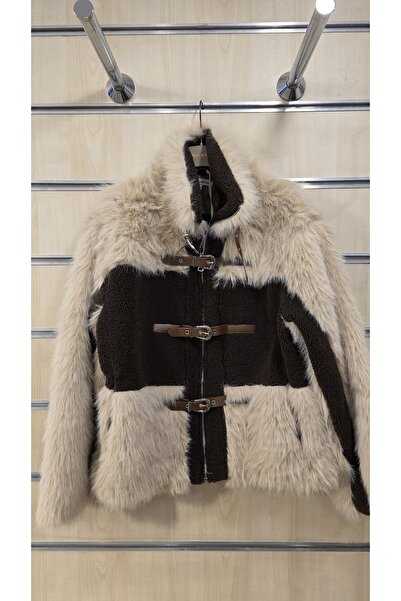 Park Moda Fur Coat with Belt Detail