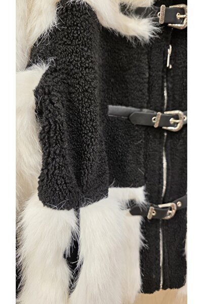 Park Moda Fur Coat with Belt Detail