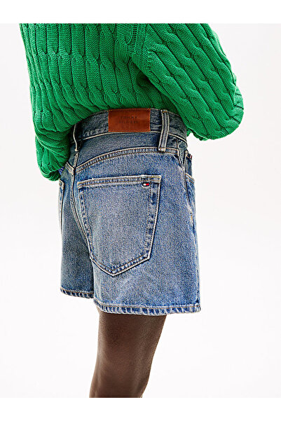 Tommy Hilfiger Women's Denim Mini Flare Shorts