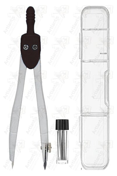 Artlantis Renkli Metal Pergel 1 Adet Teknik Çizim Pergeli Matematik Geometri ...