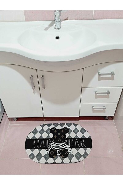 bir sürü eşya pak market Magic Mat Water Absorbent Non-Slip Based Ablution Bathroom Shower Sink Mat Countertop Front Mat