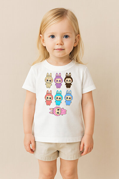 SVART WEAR Labubu Print Toy cu imprimeu Tricou cu tricou modele pentru copii ...