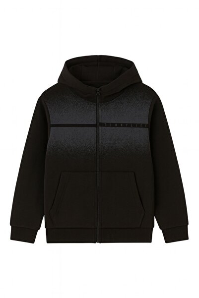 TOMMY LIFE Set de trening negru pentru bărbați Garson Set de trening pentru b...