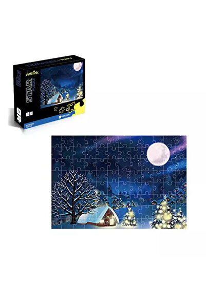 Arthink Puzzle Fosforescent 96 Piese - Noapte de Iarna