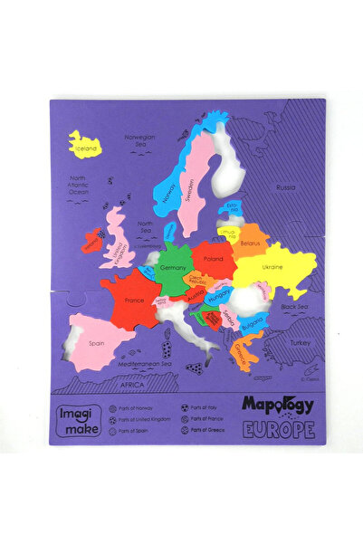 Imagimake Puzzle Educativ din Spuma EVA - Harta Europei
