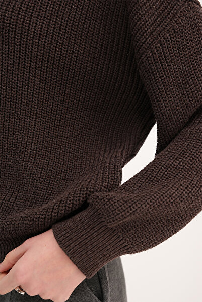 Addax Lastik Örgülü Triko Kazak K3456