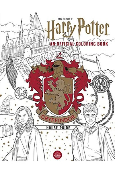 Insight Editions Harry Potter Gryffindor هاوس برايد الكتاب الرسمي للتلوين، هد...