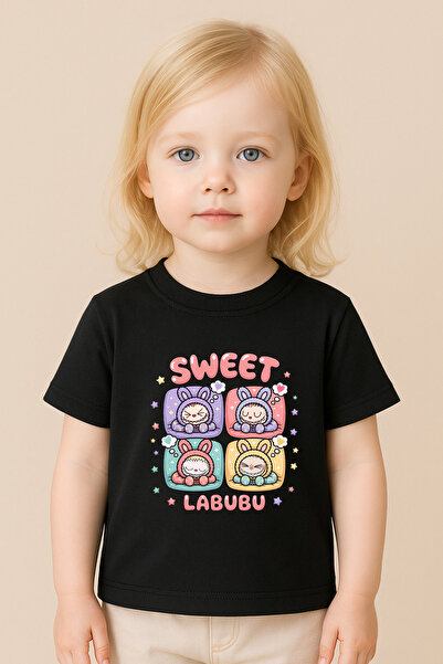 SVART WEAR Labubu igračka sa printom Štampano Sa deznom majica za decu i odra...