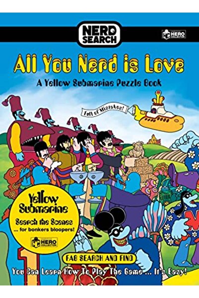 Penguin Random House Beatles Nerd Search A Yellow Submarine Puzzle Book