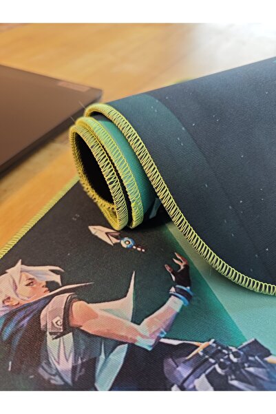 sgeteknoloji Sge Technology 70X30 cm Phosphorescent Stitched Jett Anti-Slip Base Speed Surface Gamer Mouse Pad