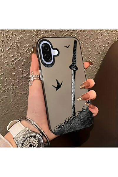 Caseji Samsung Galaxy A07 Uyumlu Samuray Saplı Kılınç Tema Lüx Telefon Kılıfı...