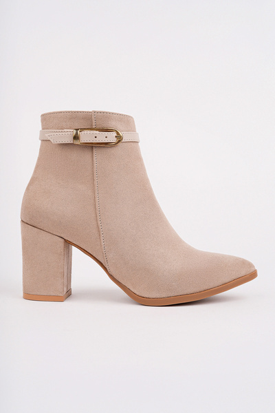 Madam Tarz Mila Kalın Topuklu Kemerli Bot