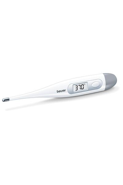 Beurer Waterproof Medical Digital Thermometer with Fever Alarm and Large Display for Easy Reading - with Protective Cover