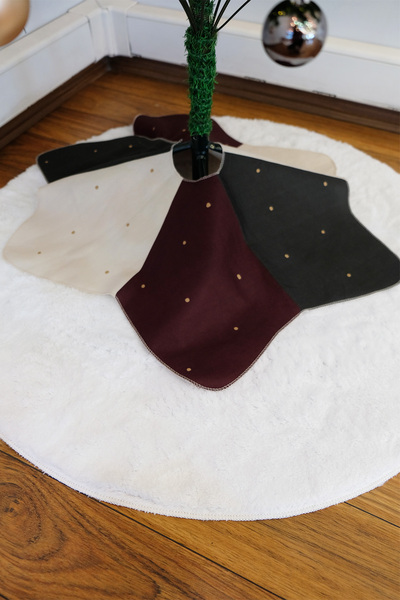 DEKOMOD Christmas Pine Tree Six-Foot Cover Washable Fabric Velcro 70*70 cm