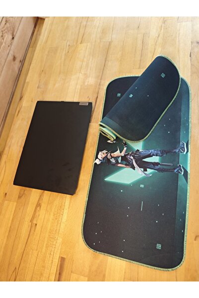 sgeteknoloji Sge Technology 70X30 cm Phosphorescent Stitched Jett Anti-Slip Base Speed Surface Gamer Mouse Pad