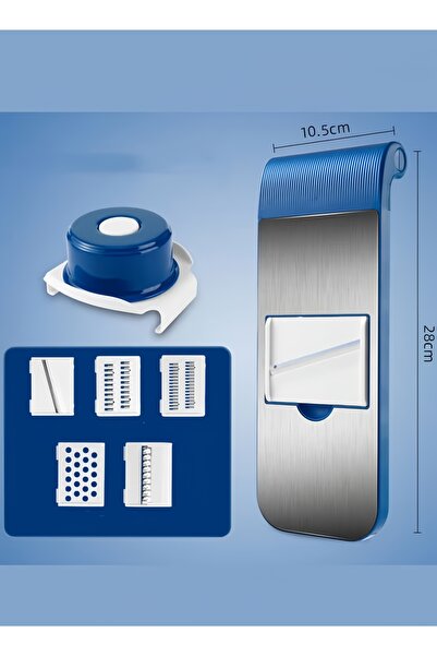 XIUWOO 7-Piece Multifunctional Manual Vegetable Cutter Multicolour