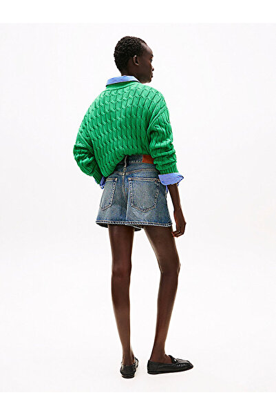 Tommy Hilfiger Women's Denim Mini Flare Shorts