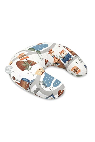 MimiNu Perna pentru alaptat, MimiNu, Bumbac, Circumferinta 155 cm, Design, Zo...