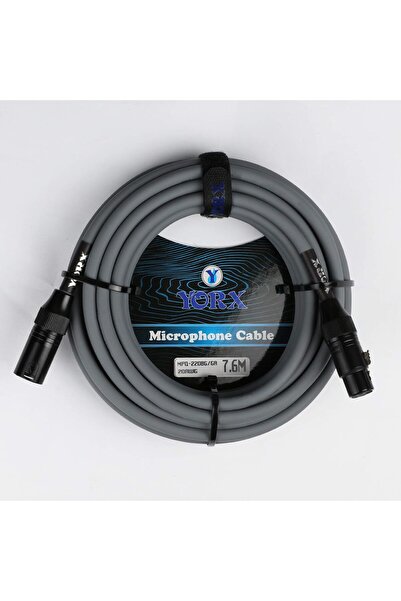Yorx MPQ-220BG 7.6M XLR M to XLR F Microphone Cable