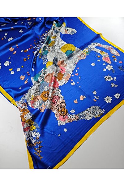 sem oyuncak Luxury Voile Silk Shawl Hijab Foulard Scarf Shawl Horse Pattern 70 X 180 cm