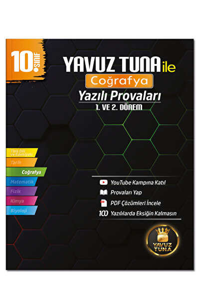 Yavuz Tuna Coğrafya 10. Sınıf Coğrafya Yazılı Provaları