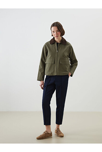 LC Waikiki Hilfa Yeni Sezon Gömlek Yaka Kadın Ceket