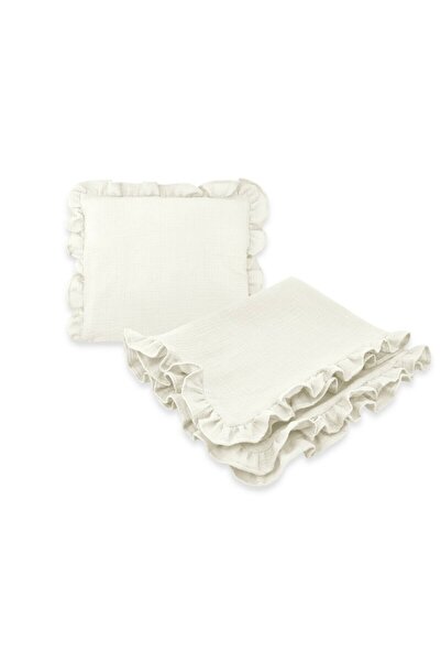 MimiNu Set paturica si perna, MimiNu, Cu fata de perna, Bumbac, Perna 30x35cm...