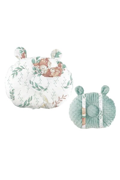 MimiNu Perna bebelusi, MimiNu, Ursulet, Bumbac, Minky Cold Mint/ Lulu