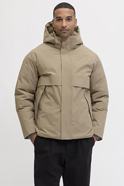 Jack & Jones Men's Zippered Hooded Coat - Ccmoon